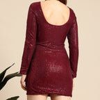 Women’s Mahroon Satin Dress Luxe Looks for Every Occasion | S-11