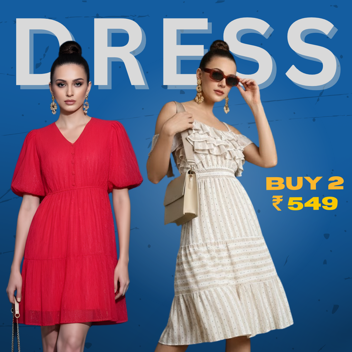 PACK OF 2 DRESSES (POD-1)