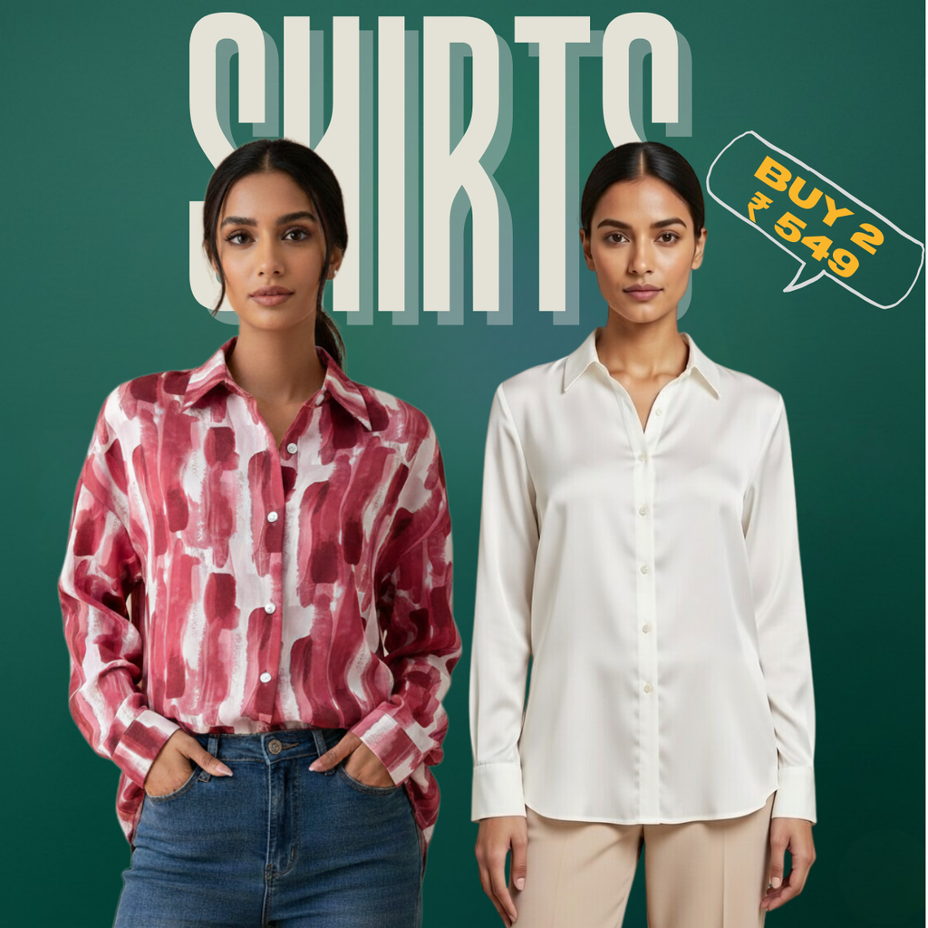 Pack of 2 Women's Shirts (P2W-2)
