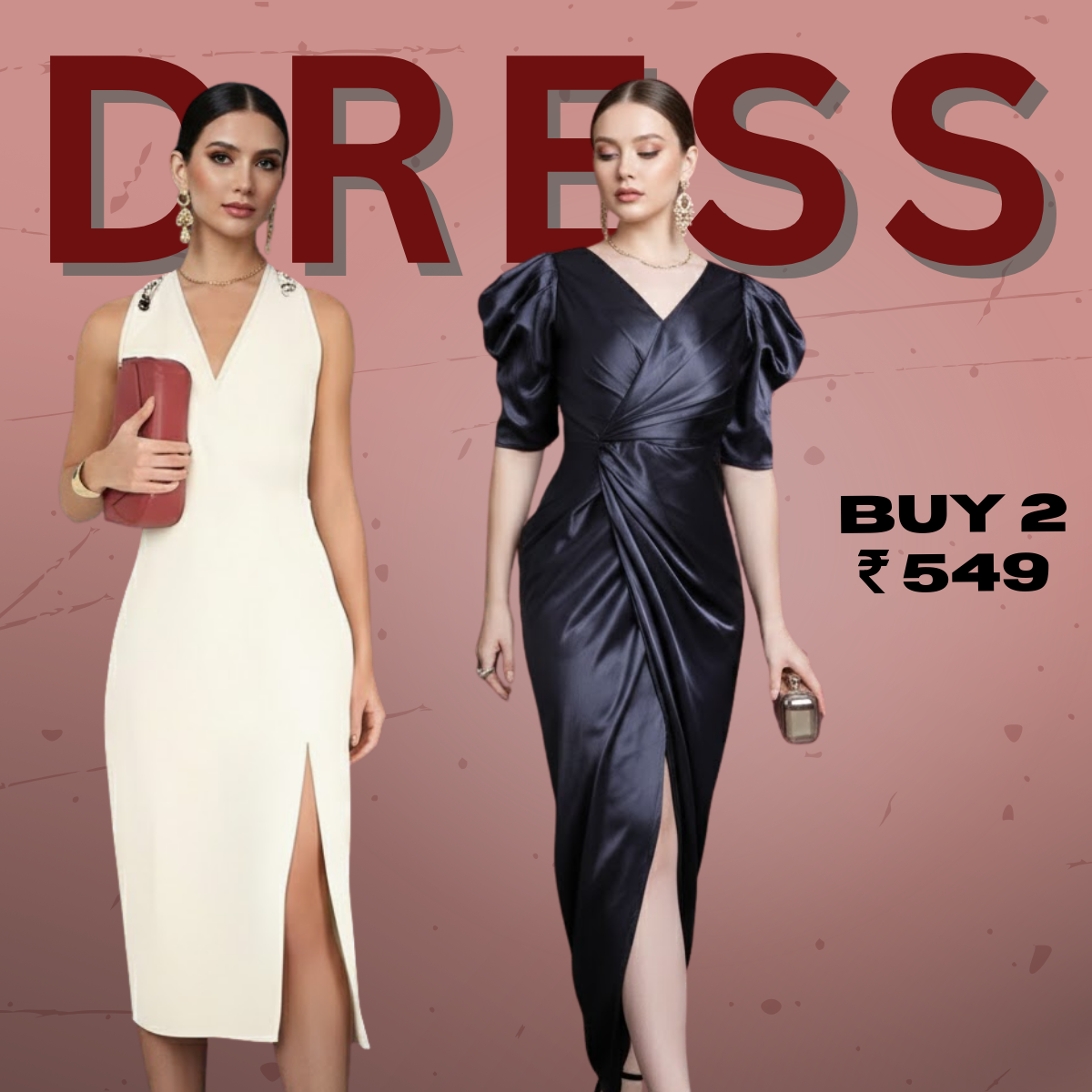 PACK OF 2 DRESSES (POD-7)