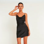 Women’s Black Satin Dress Luxe Looks for Every Occasion | S-04