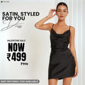 Women’s Black Satin Dress Luxe Looks for Every Occasion | S-04