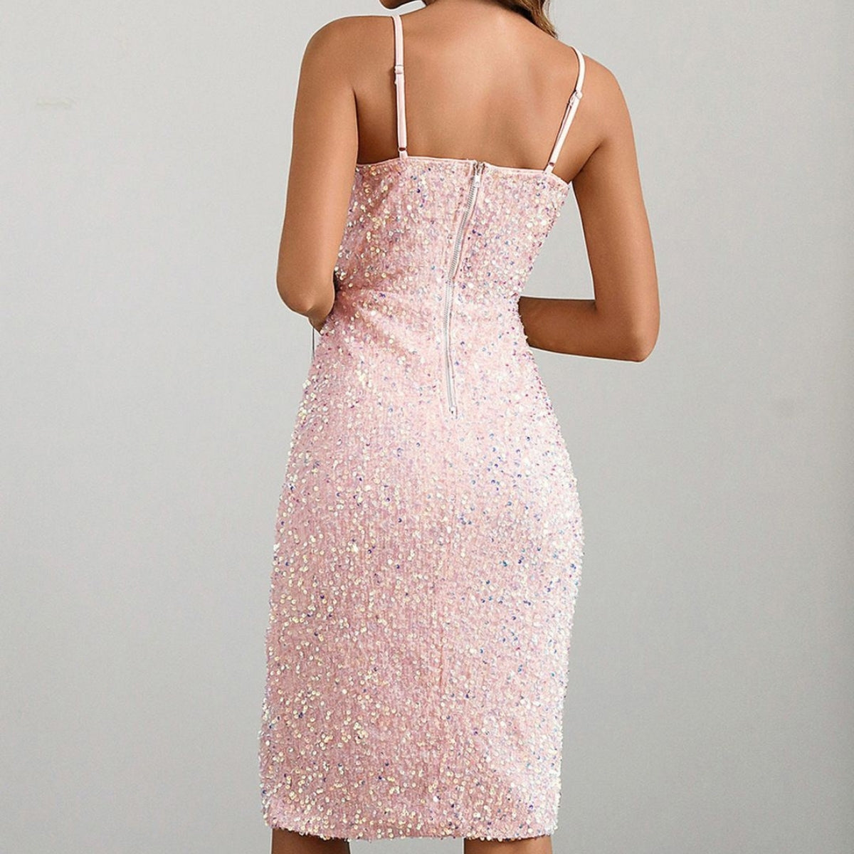 Women’s Pink Off Shoulder Satin Dress Luxe Looks for Every Occasion | S-12