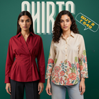 Pack of 2 Women's Shirts (P2W-8)