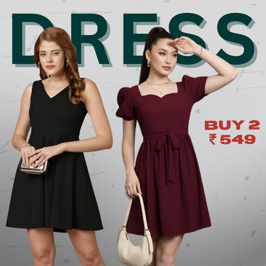 PACK OF 2 DRESSES (POD-2)